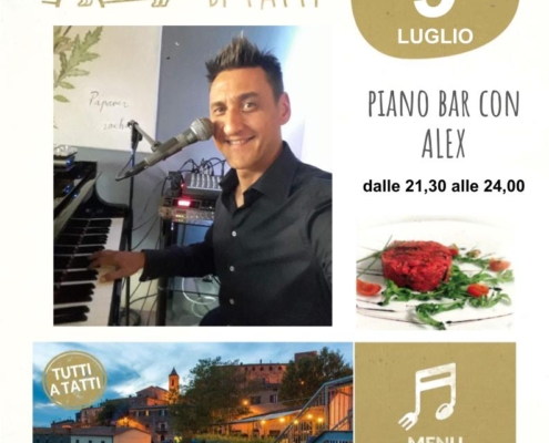 9 luglio 2021 - Piano bar - Il Barrino di Tatti