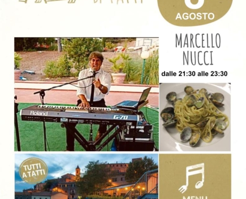 8 agosto 2021 - Piano bar - Il Barrino di Tatti ristorante pizzeria - cucina di stagione e del territorio