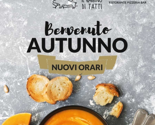 Orario d'autunno 2022 - Il Barrino di Tatti