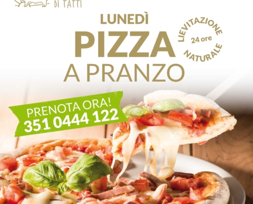 Lunedì pizza a pranzo! - Il Barrino di Tatti
