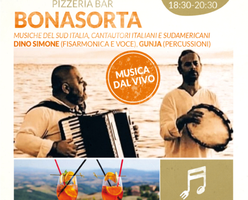 Bonasorta 13 agosto 2023 ore 18:30 - Aperimusc: aperitivo con musica dal vivo nella terrazza alta super panoramica! - Il Barrino di Tatti