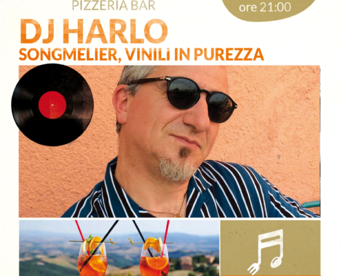 DJ Harlo 18 agosto 2023 ore 21:00 - la lunga notte con DJ Harlo in terrazza alta super panoramica! - Il Barrino di Tatti